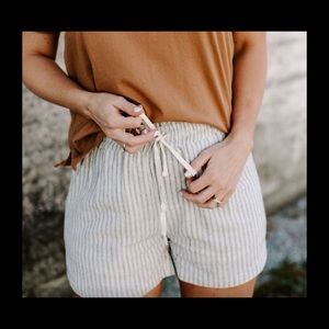 Ellison Linen Shorts NWOT